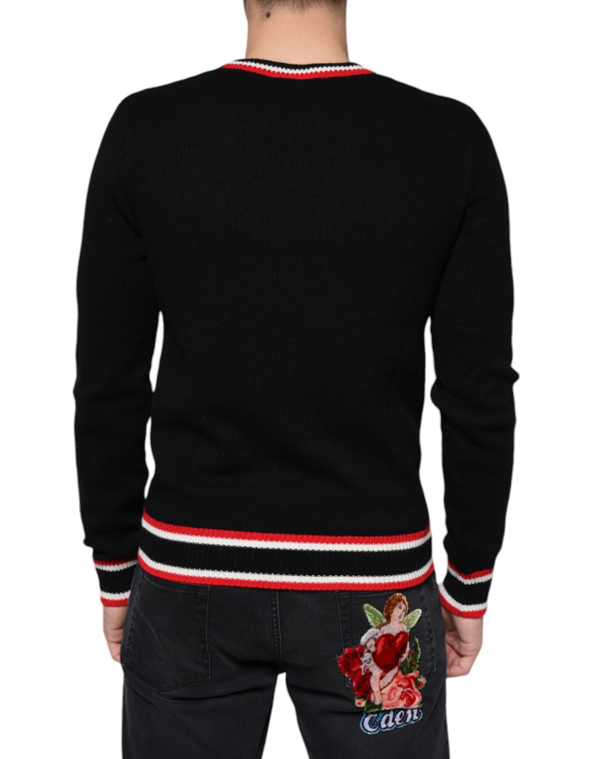 Dolce & Gabbana Black Cashmere Pig of the Year Pullover Sweater -   -  Dolce & Gabbana. Dolce & Gabbana Black Cashmere Pig of the Year Pullover Sweater -   -  Dolce & Gabbana.