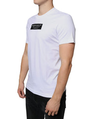 Dolce & Gabbana White Cotton DG Applique Casual T-shirt -   -  Dolce & Gabbana.