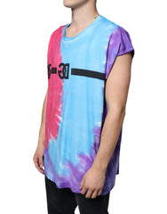 Dolce & Gabbana Multicolor Tie Dye Cotton Sleeveless T-shirt -   -  Dolce & Gabbana.