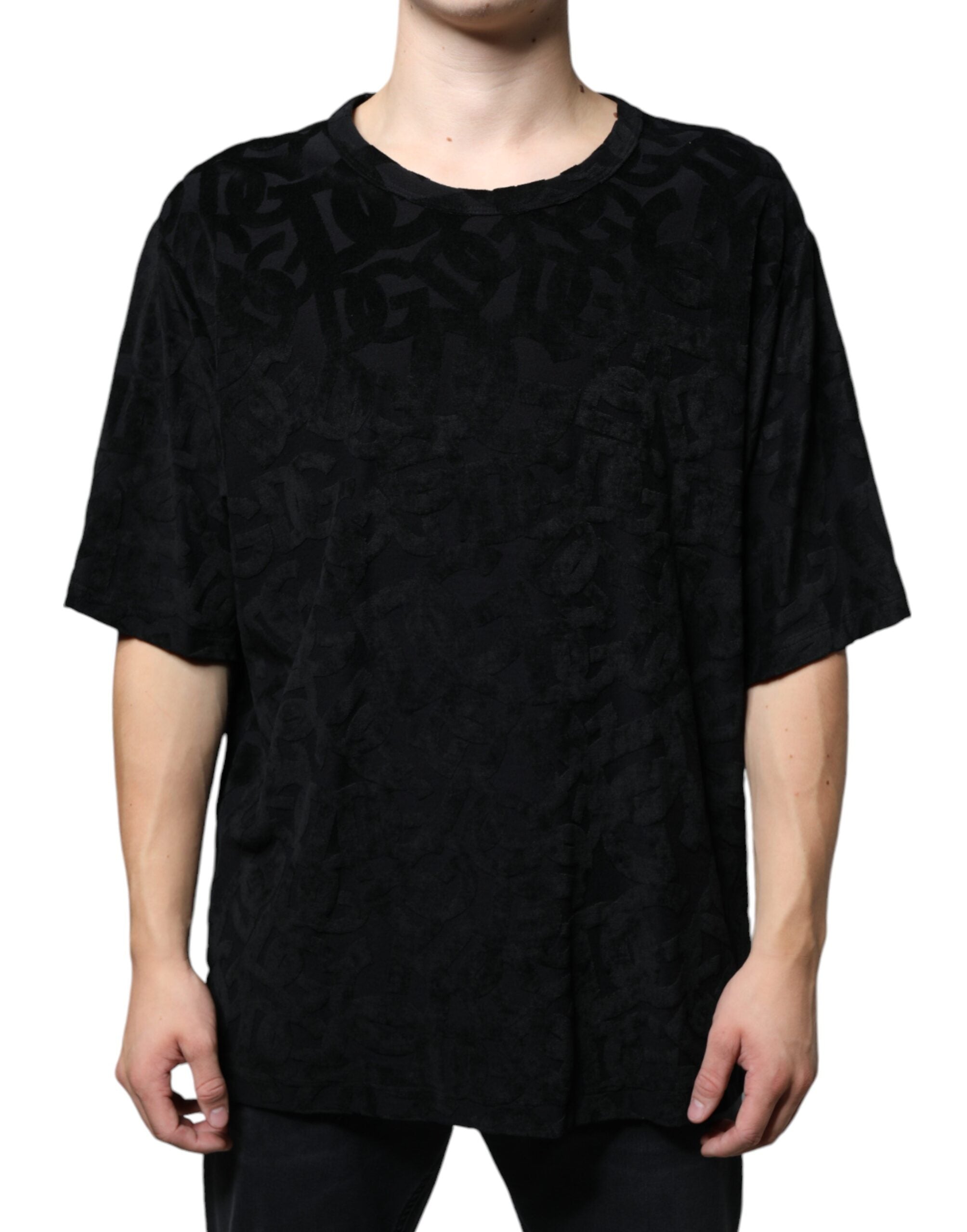 Dolce & Gabbana Black DG Mania Logo Print T-shirt -   -  Dolce & Gabbana.