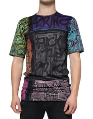 Dolce & Gabbana Multicolor Graphic Print Cotton T-shirt -   -  Dolce & Gabbana.