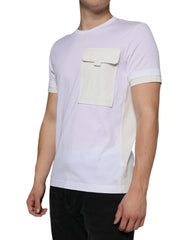 Dolce & Gabbana White Cotton Pocket Short Sleeves T-shirt -   -  Dolce & Gabbana.