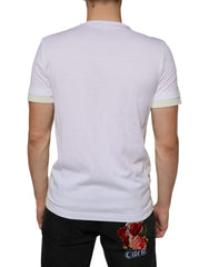 Dolce & Gabbana White Cotton Pocket Short Sleeves T-shirt -   -  Dolce & Gabbana.
