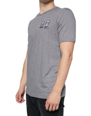 Dolce & Gabbana Gray Cotton #DGFamily Short Sleeves T-shirt -   -  Dolce & Gabbana.