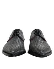 Dolce & Gabbana Silver Polyurethane Derby Formal Dress Shoes -   -  Dolce & Gabbana.