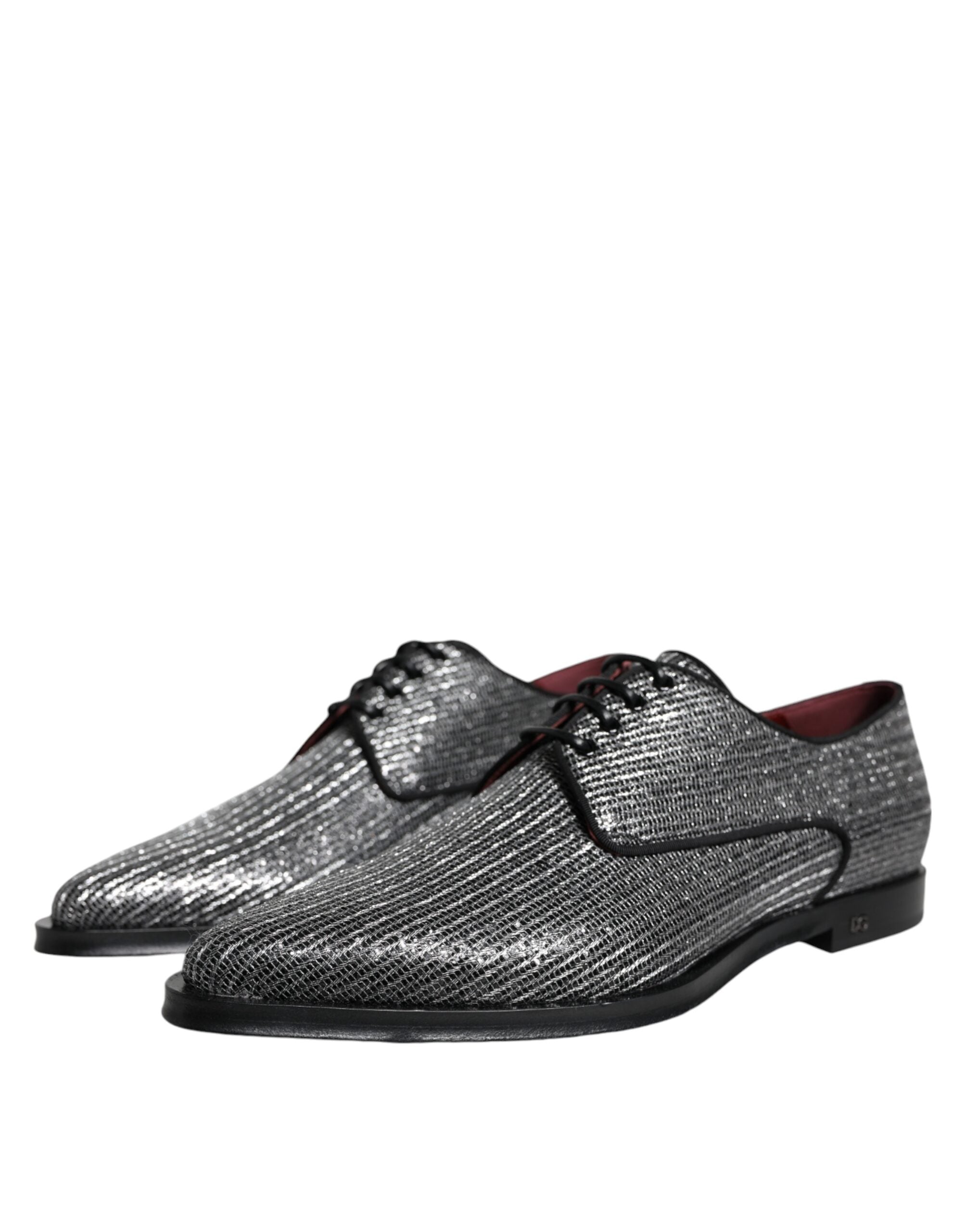 Dolce & Gabbana Silver Polyurethane Derby Formal Dress Shoes -   -  Dolce & Gabbana. Dolce & Gabbana Silver Polyurethane Derby Formal Dress Shoes -   -  Dolce & Gabbana.