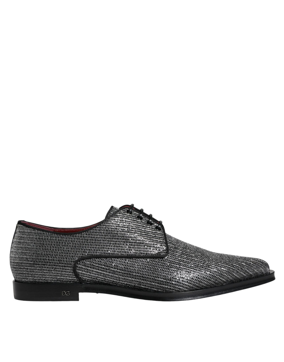 Dolce & Gabbana Silver Polyurethane Derby Formal Dress Shoes -   -  Dolce & Gabbana.