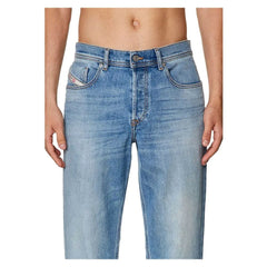 Diesel Light Blue Cotton Men's Regular-Fit Jean -   -  Diesel.