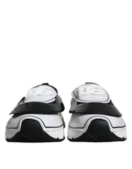 Dolce & Gabbana White Black Logo Plaque Daymaster Sneakers Shoes -   -  Dolce & Gabbana.