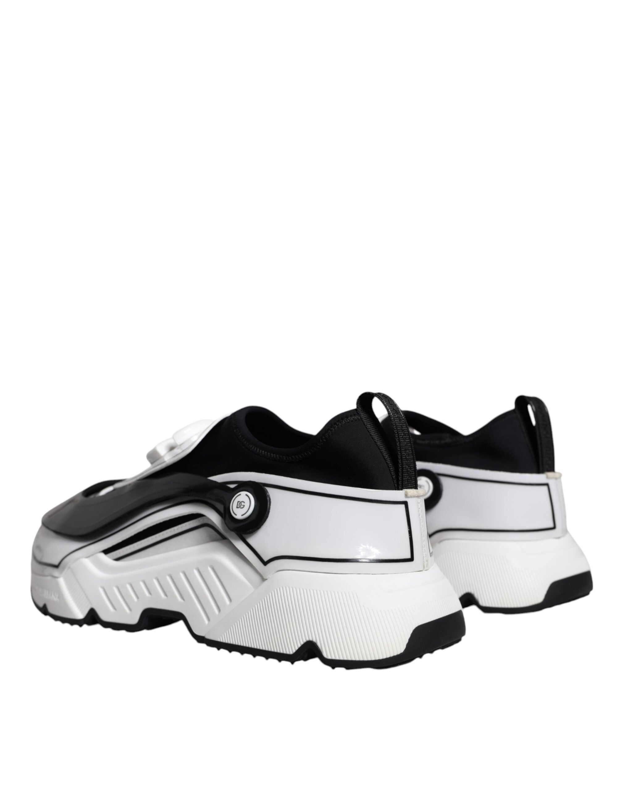 Dolce & Gabbana White Black Logo Plaque Daymaster Sneakers Shoes -   -  Dolce & Gabbana. Dolce & Gabbana White Black Logo Plaque Daymaster Sneakers Shoes -   -  Dolce & Gabbana.