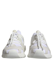 Dolce & Gabbana White Mesh Sorrento Trekking Sneakers Shoes -   -  Dolce & Gabbana.