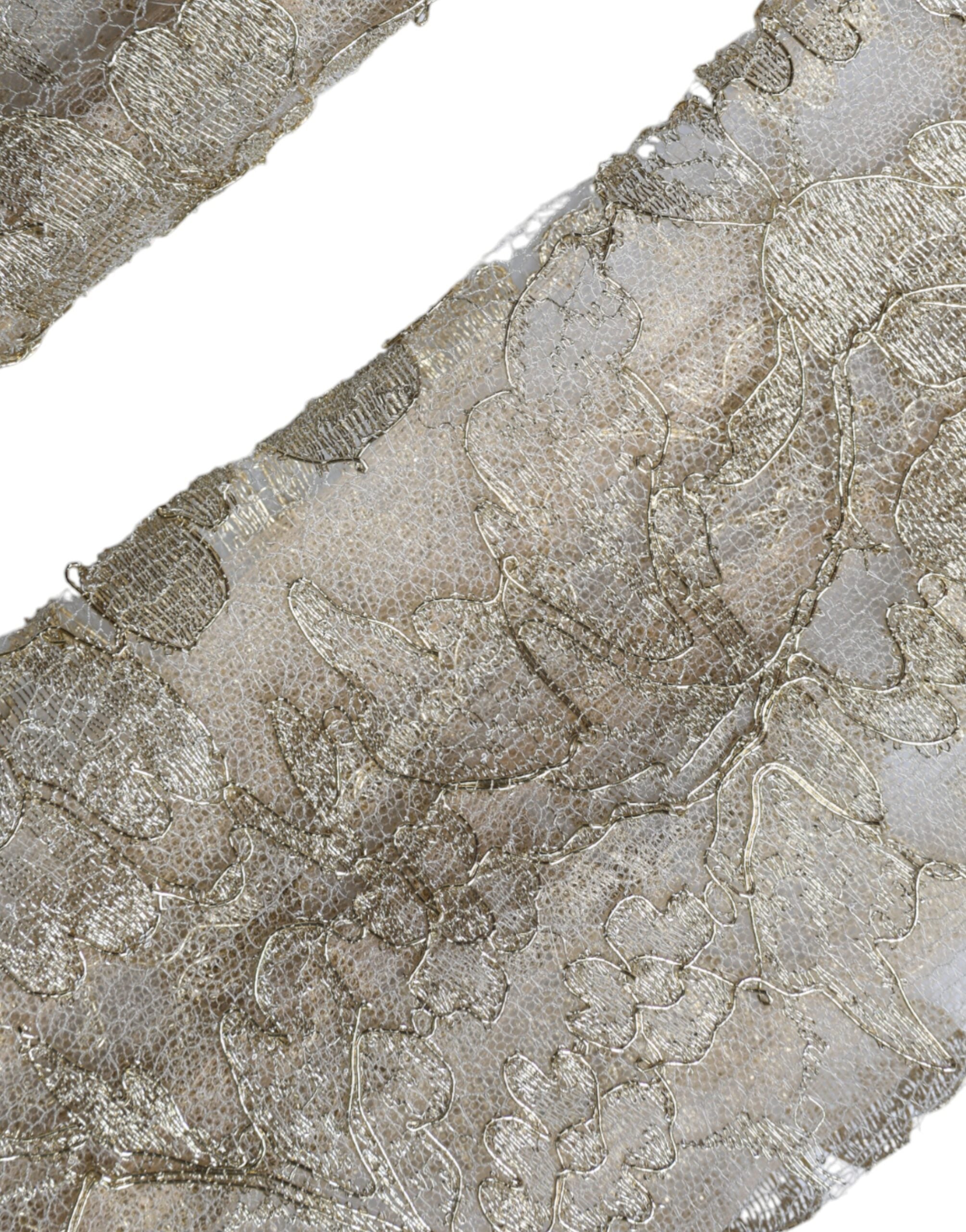 Dolce & Gabbana Gold Floral Lace A-line Sheath Mini Dress -   -  Dolce & Gabbana. Dolce & Gabbana Gold Floral Lace A-line Sheath Mini Dress -   -  Dolce & Gabbana.