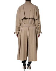 Dolce & Gabbana Khaki Double Breasted Trench Coat Jacket -   -  Dolce & Gabbana.