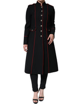 Dolce & Gabbana Black Single Breasted Trench Coat Jacket -   -  Dolce & Gabbana.