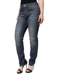 Dolce & Gabbana Dark Blue Cotton Stretch Skinny Denim Jeans -   -  Dolce & Gabbana.