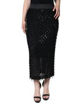 Dolce & Gabbana Black Embellished Pencil Cut Midi Skirt -   -  Dolce & Gabbana.