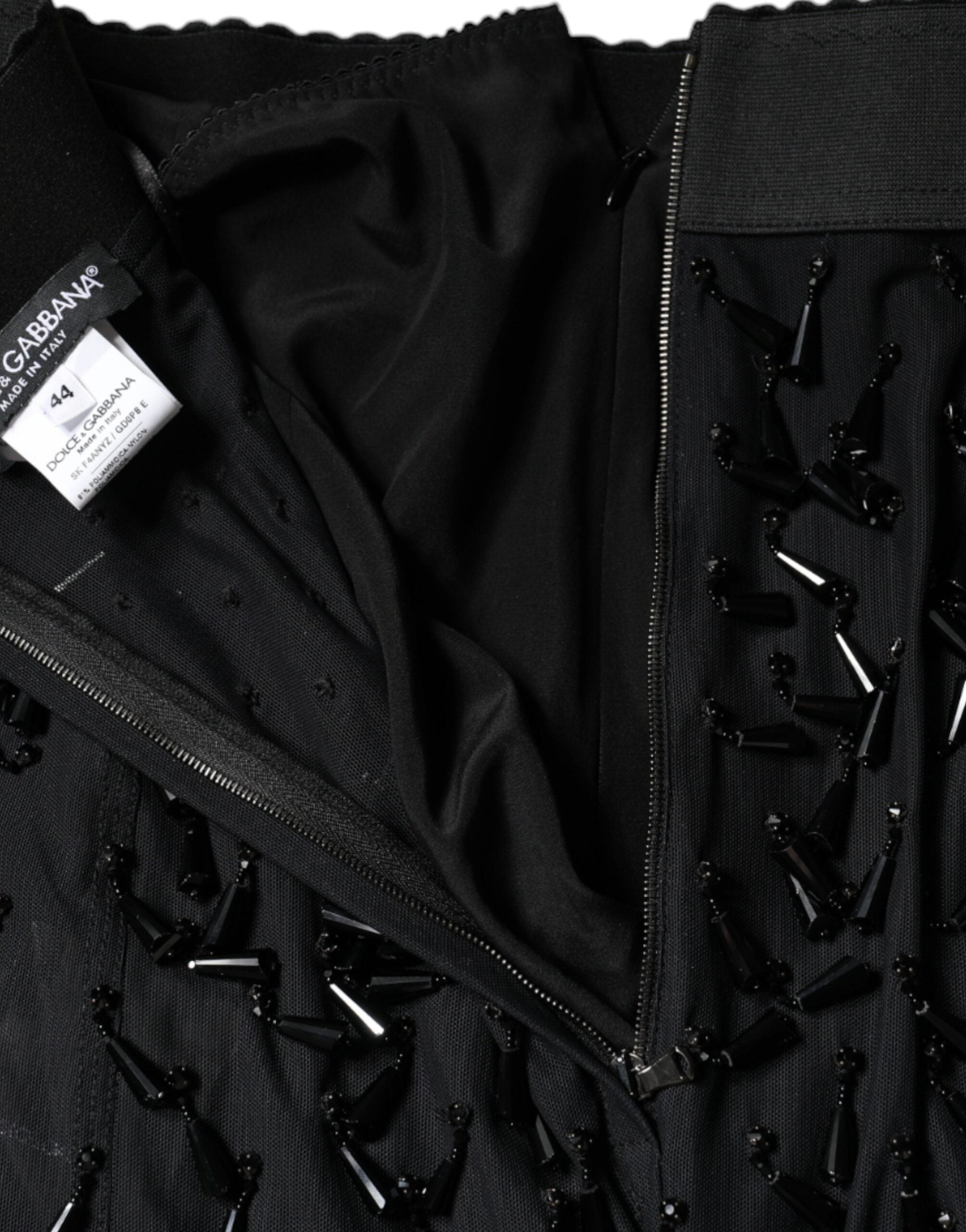 Dolce & Gabbana Black Embellished Pencil Cut Midi Skirt -   -  Dolce & Gabbana. Dolce & Gabbana Black Embellished Pencil Cut Midi Skirt -   -  Dolce & Gabbana.