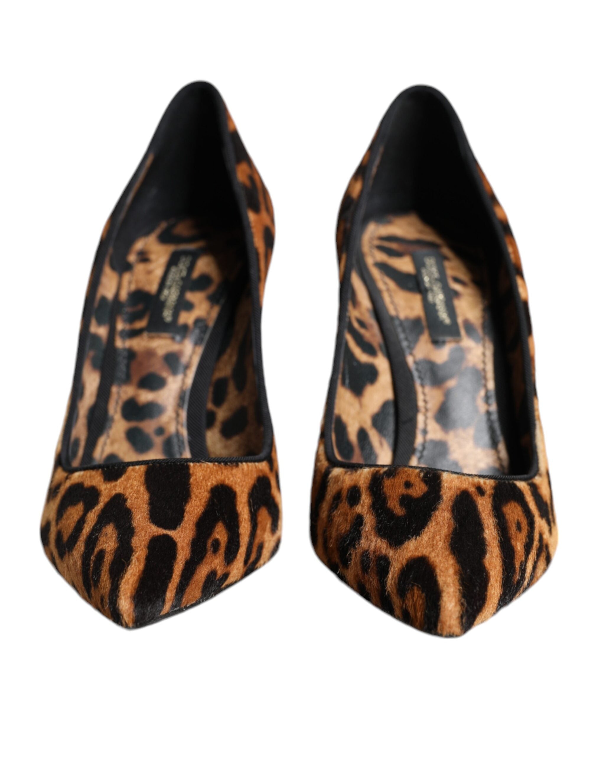 Dolce & Gabbana Brown Leopard Calf Hair Heels Pumps Shoes -   -  Dolce & Gabbana. Dolce & Gabbana Brown Leopard Calf Hair Heels Pumps Shoes -   -  Dolce & Gabbana.