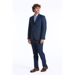Baldinini Trend Blue Wool Men Blazer -   -  Baldinini Trend.