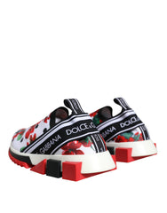 Dolce & Gabbana Multicolor Geranium Sorrento Sneakers Shoes -   -  Dolce & Gabbana.