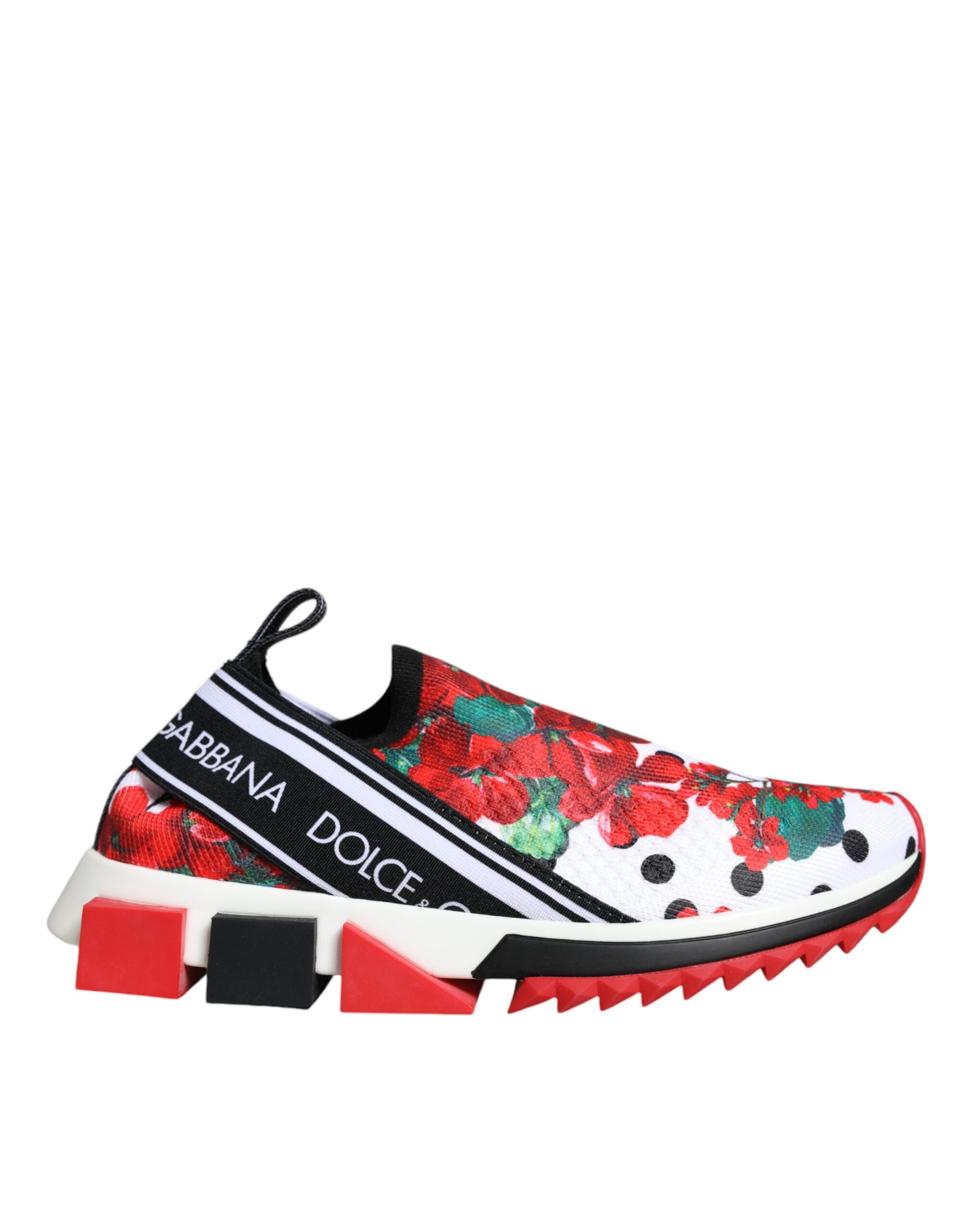 Dolce & Gabbana Multicolor Geranium Sorrento Sneakers Shoes -   -  Dolce & Gabbana.