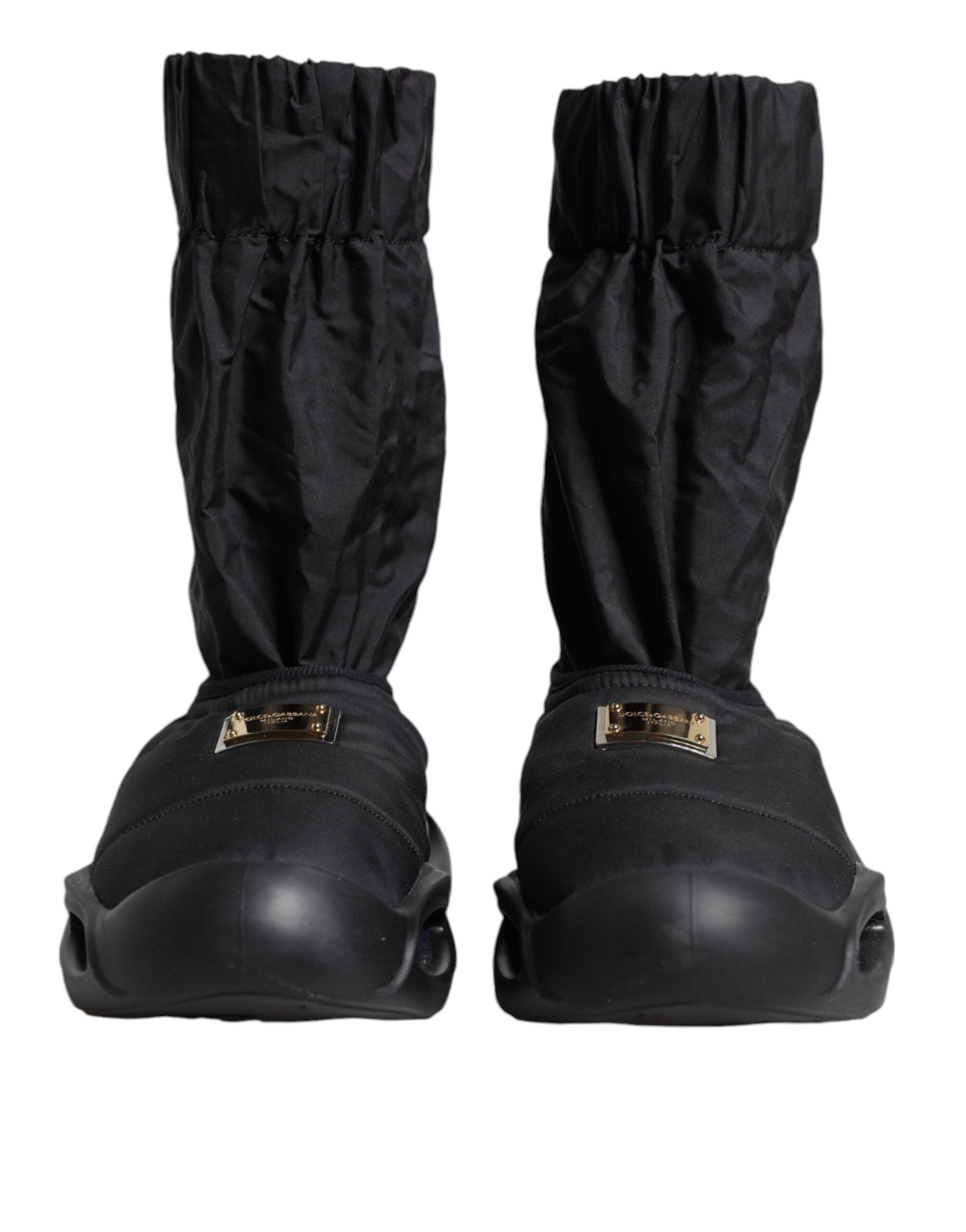 Dolce & Gabbana Black Slip On Wave Socks Sneakers Shoes -   -  Dolce & Gabbana. Dolce & Gabbana Black Slip On Wave Socks Sneakers Shoes -   -  Dolce & Gabbana.