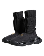 Dolce & Gabbana Black Slip On Wave Socks Sneakers Shoes -   -  Dolce & Gabbana.