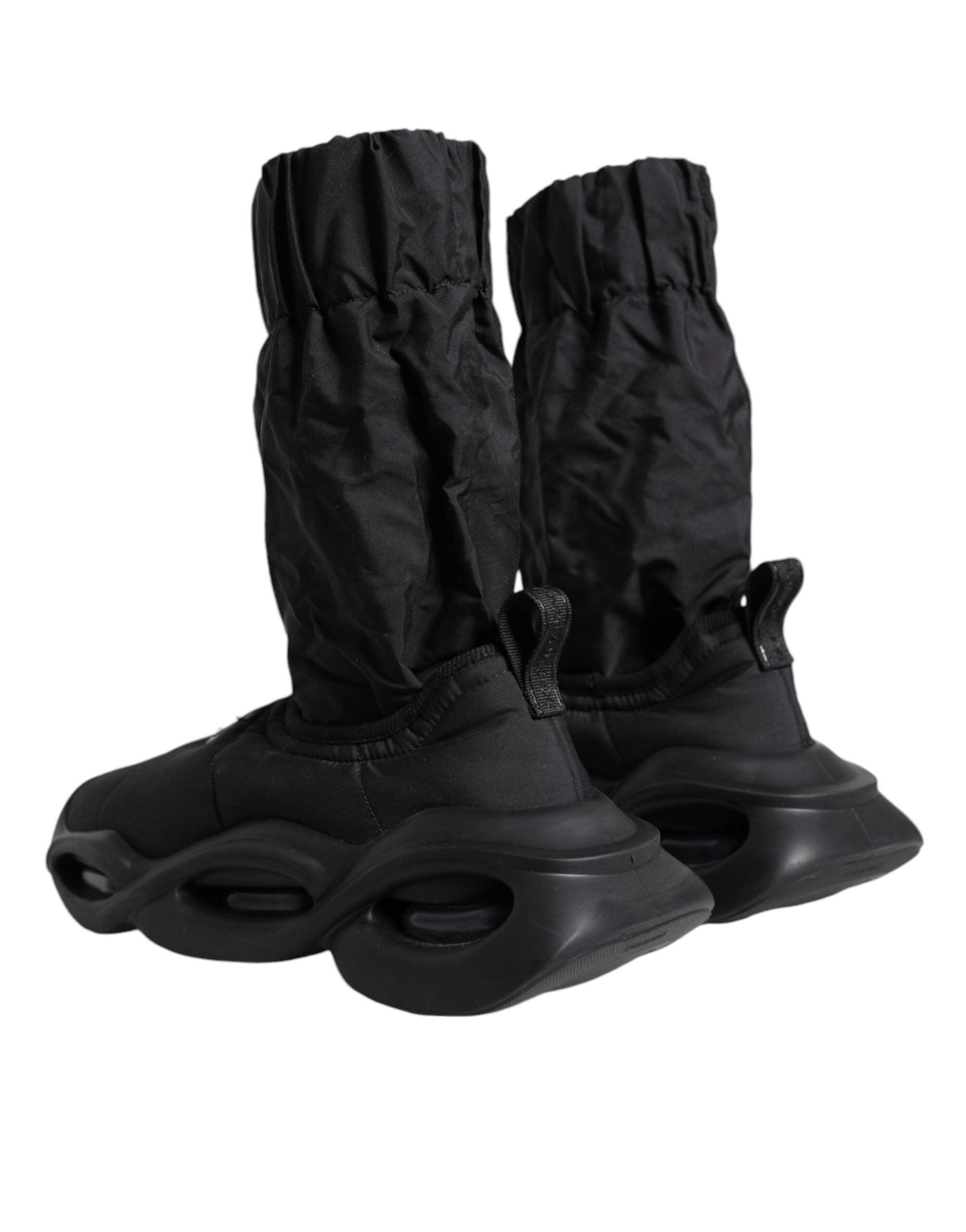 Dolce & Gabbana Black Slip On Wave Socks Sneakers Shoes -   -  Dolce & Gabbana. Dolce & Gabbana Black Slip On Wave Socks Sneakers Shoes -   -  Dolce & Gabbana.