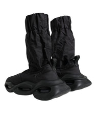 Dolce & Gabbana Black Slip On Wave Socks Sneakers Shoes -   -  Dolce & Gabbana.