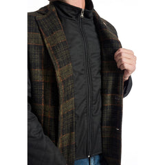Roberto Pepe Luxury Brown Wool Men's Jacket -   -  Roberto Pepe Luxury.