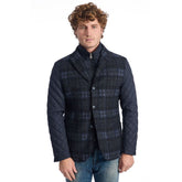 Roberto Pepe Luxury Blue Wool Men Jacket -   -  Roberto Pepe Luxury.