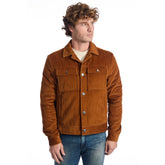 Roberto Pepe Luxury Brown Cotton Men Jacket -   -  Roberto Pepe Luxury.