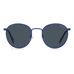 Polaroid Blue Stainless Steel Sunglasses - Unisex, Sunglasses - Polaroid.