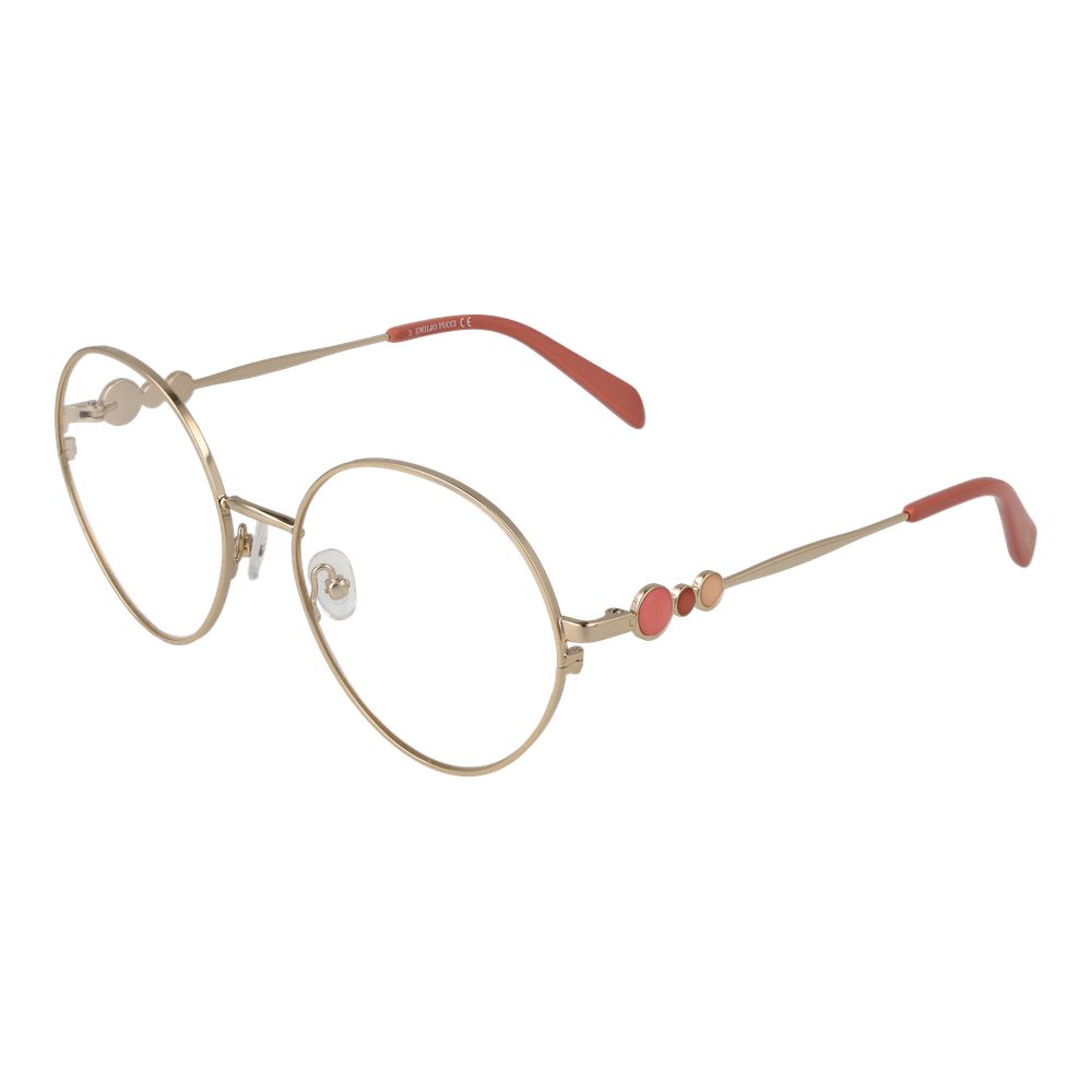 Emilio Pucci Gold Women Glasses Frame -   -  Emilio Pucci.