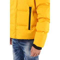 Dsquared² Yellow Nylon Men's Down Jacket -   -  Dsquared².