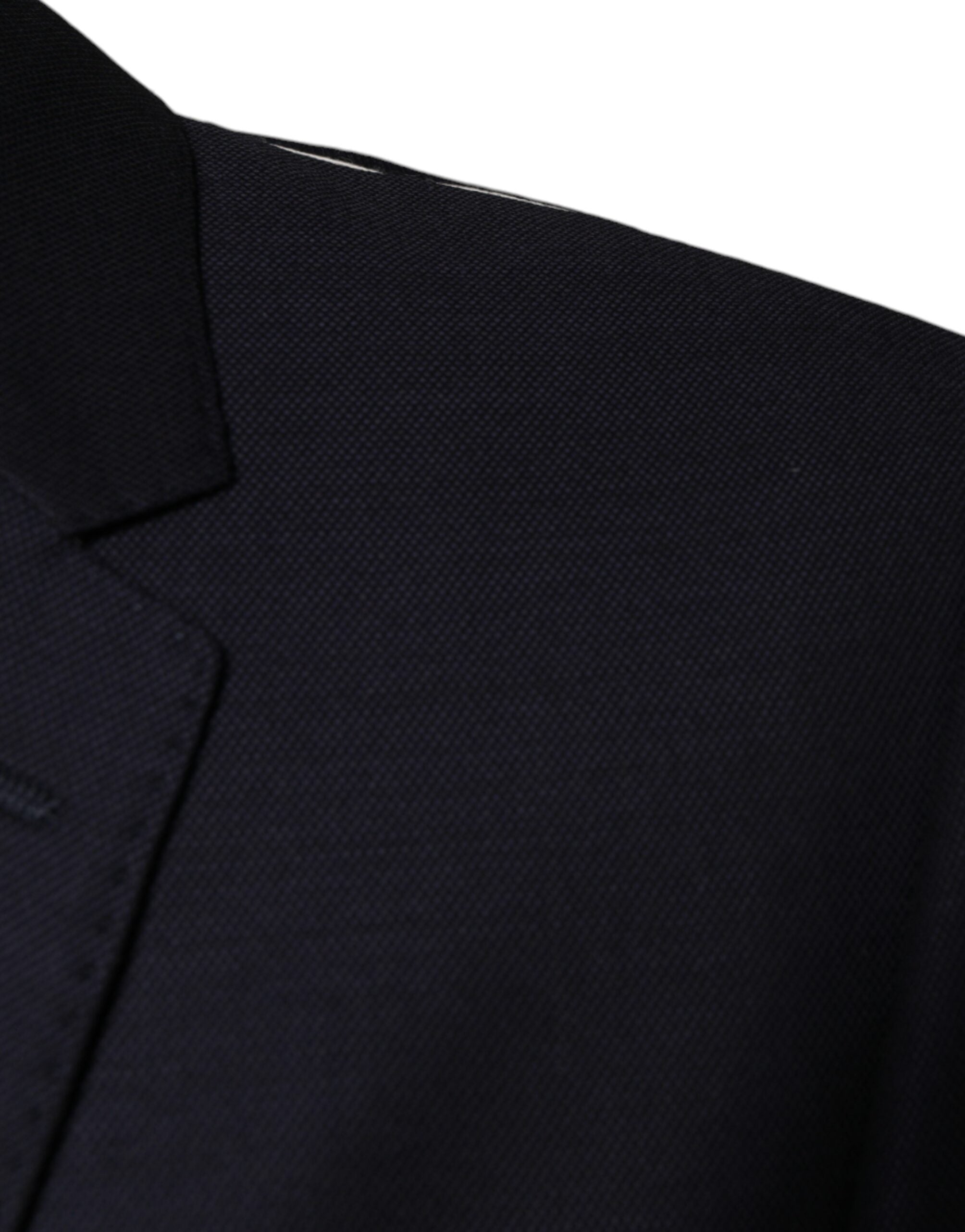 Dolce & Gabbana Dark Blue Wool Single Breasted Dress Coat Blazer -   -  Dolce & Gabbana. Dolce & Gabbana Dark Blue Wool Single Breasted Dress Coat Blazer -   -  Dolce & Gabbana.