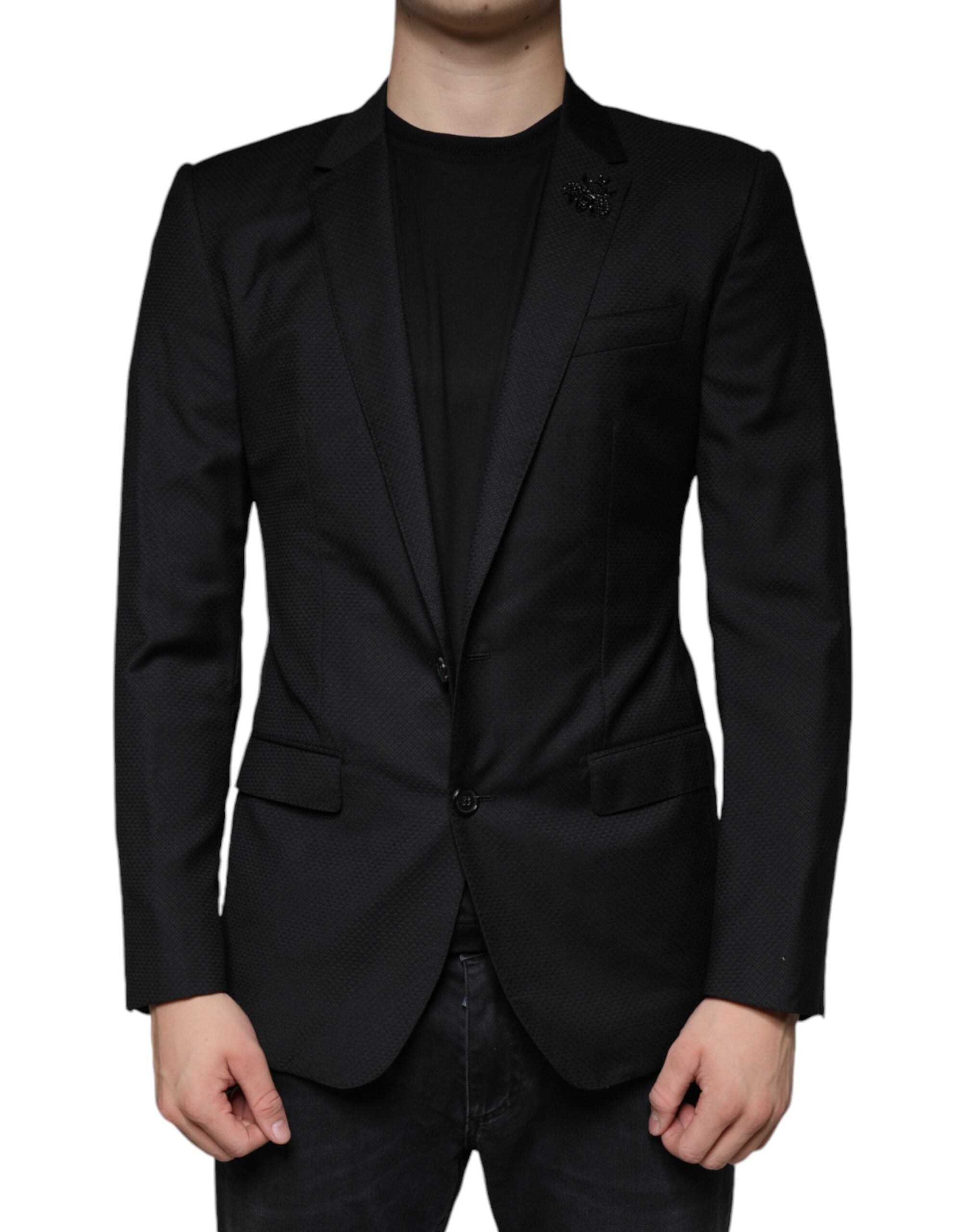 Dolce & Gabbana Black MARTINI Bee Single Breasted Blazer -   -  Dolce & Gabbana. Dolce & Gabbana Black MARTINI Bee Single Breasted Blazer -   -  Dolce & Gabbana.
