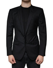 Dolce & Gabbana Black MARTINI Bee Single Breasted Blazer -   -  Dolce & Gabbana.