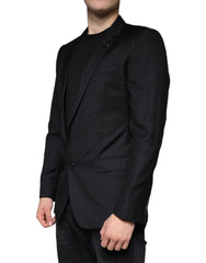 Dolce & Gabbana Black MARTINI Bee Single Breasted Blazer -   -  Dolce & Gabbana.