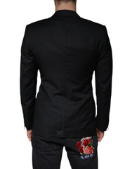 Dolce & Gabbana Black MARTINI Bee Single Breasted Blazer -   -  Dolce & Gabbana.