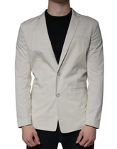 Paolo Pecora Milano Beige Single Breasted Dress Formal Coat Blazer -   -  Paolo Pecora Milano.