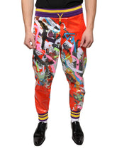 Dolce & Gabbana Multicolor Printed Jogger Sweatpants Pants -   -  Dolce & Gabbana.