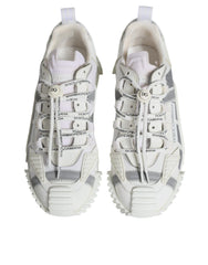 Dolce & Gabbana White Lace Up Low Top NS1 Sneakers Shoes -   -  Dolce & Gabbana.