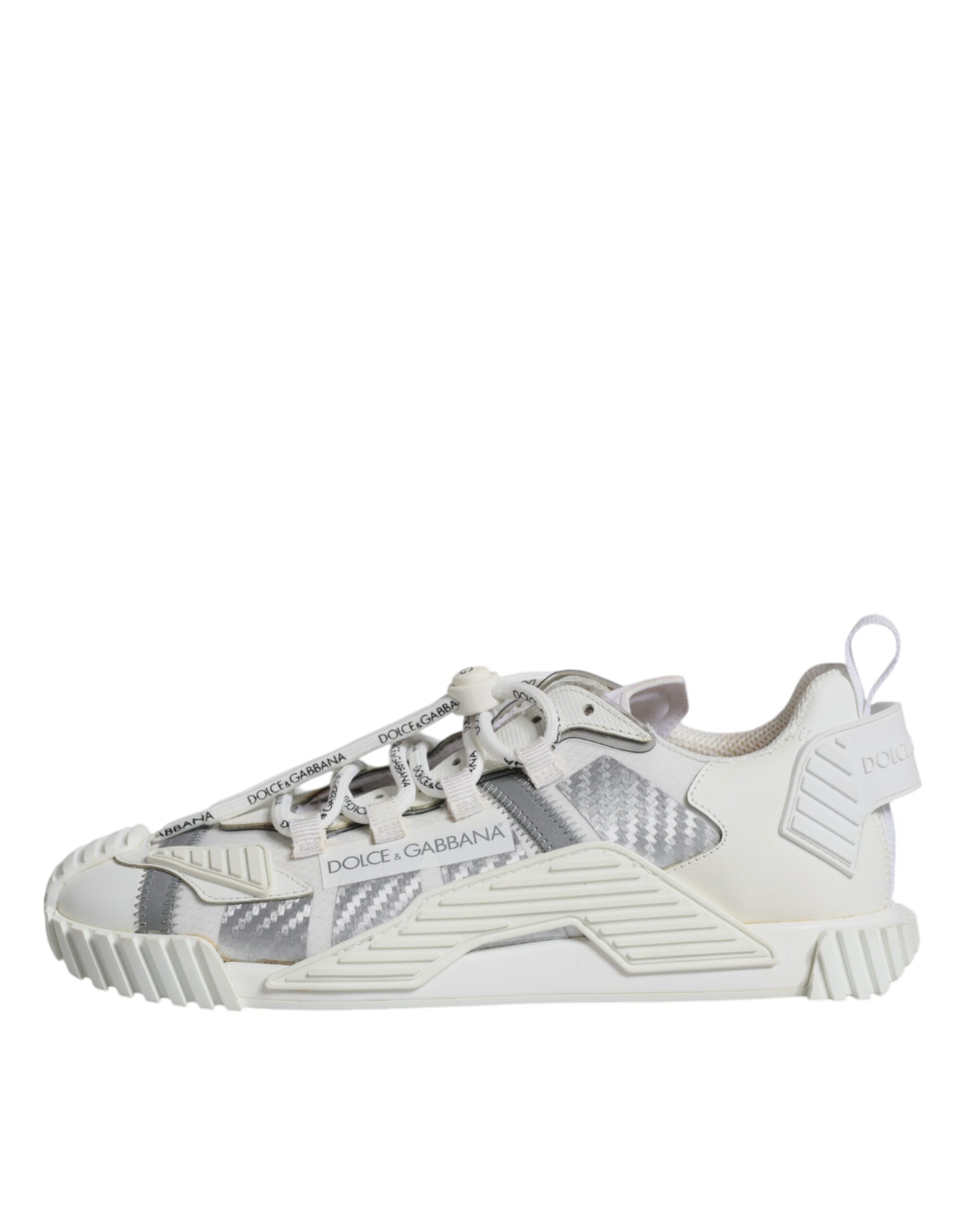 Dolce & Gabbana White Lace Up Low Top NS1 Sneakers Shoes -   -  Dolce & Gabbana. Dolce & Gabbana White Lace Up Low Top NS1 Sneakers Shoes -   -  Dolce & Gabbana.
