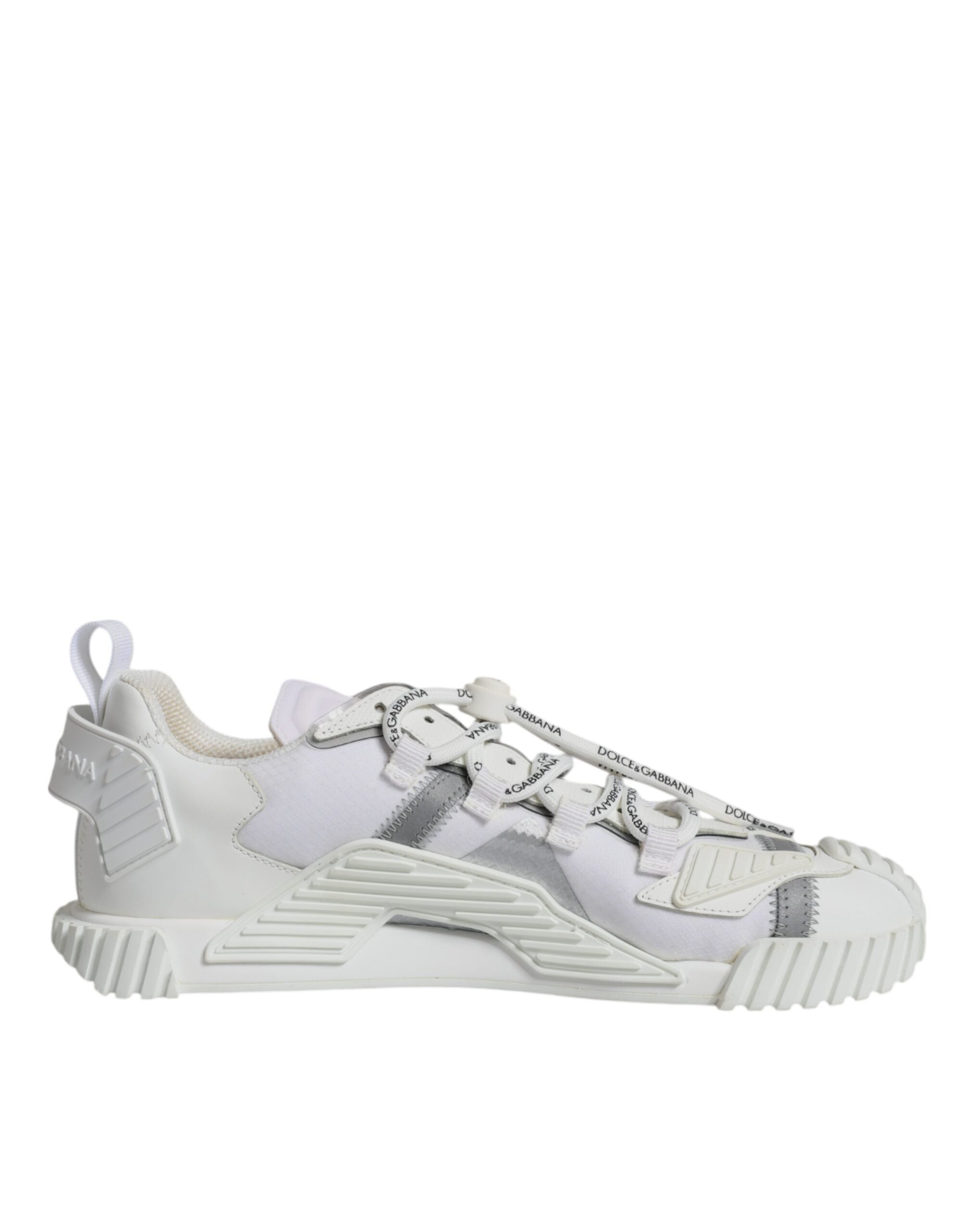 Dolce & Gabbana White Lace Up Low Top NS1 Sneakers Shoes -   -  Dolce & Gabbana.