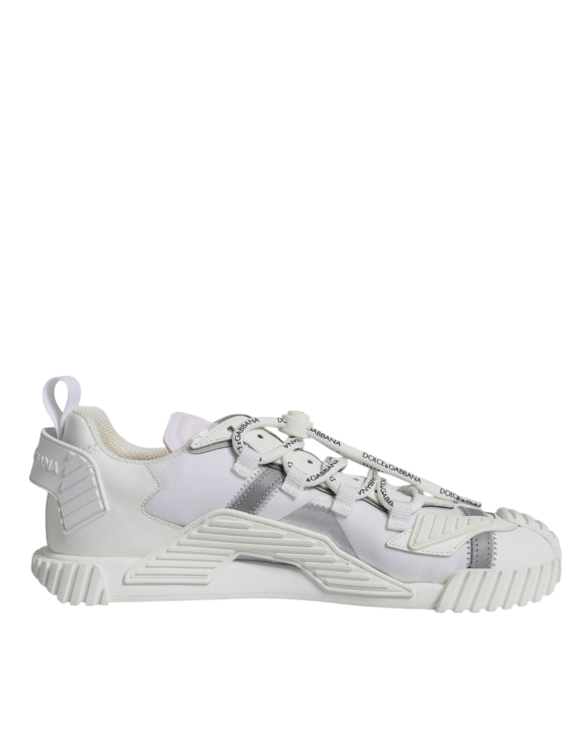 Dolce & Gabbana White Lace Up Low Top NS1 Sneakers Shoes -   -  Dolce & Gabbana.