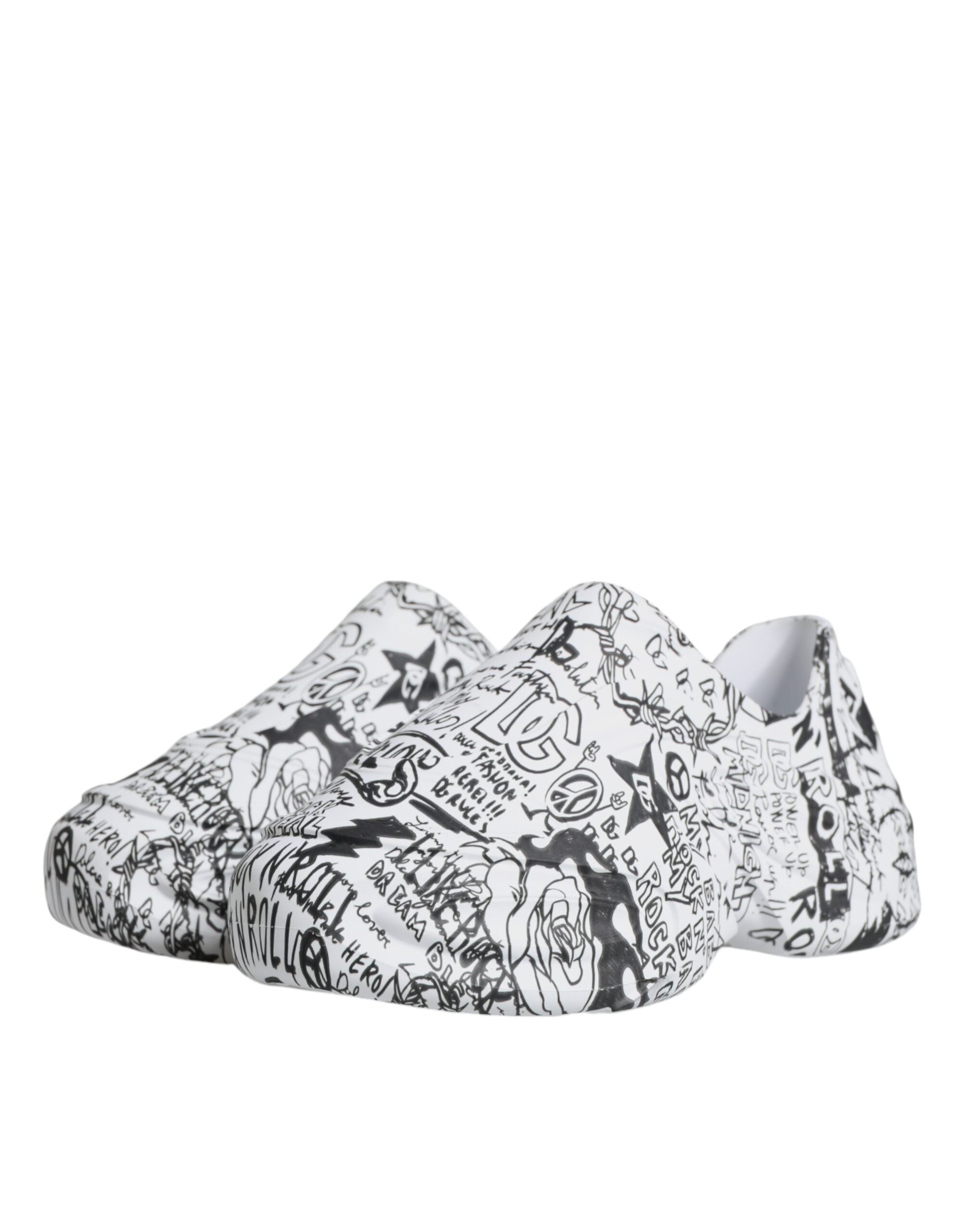 Dolce & Gabbana White Black Graffiti Daymaster Sneakers Shoes -   -  Dolce & Gabbana. Dolce & Gabbana White Black Graffiti Daymaster Sneakers Shoes -   -  Dolce & Gabbana.