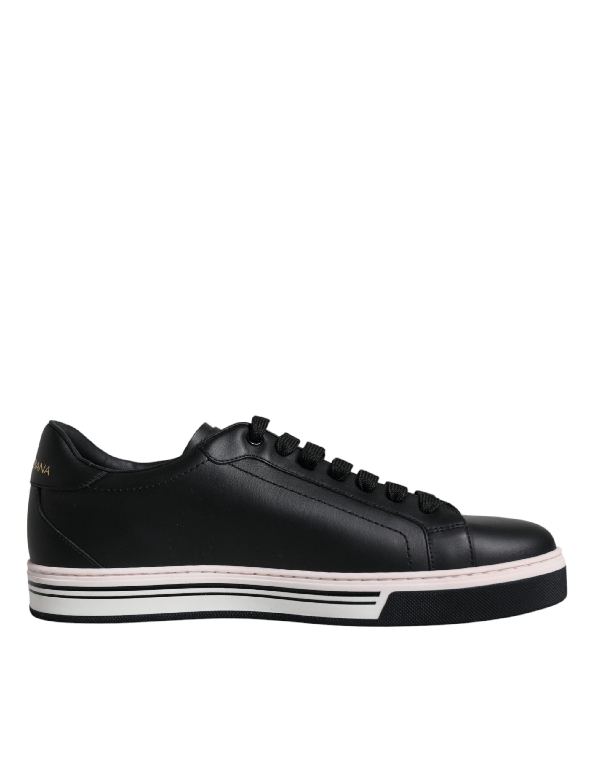 Dolce & Gabbana Black Leather Low Top Men Sneakers Shoes -   -  Dolce & Gabbana. Dolce & Gabbana Black Leather Low Top Men Sneakers Shoes -   -  Dolce & Gabbana.