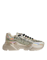 Dolce & Gabbana Gold Sequin Iridiscent Daymaster Sneakers Shoes -   -  Dolce & Gabbana.