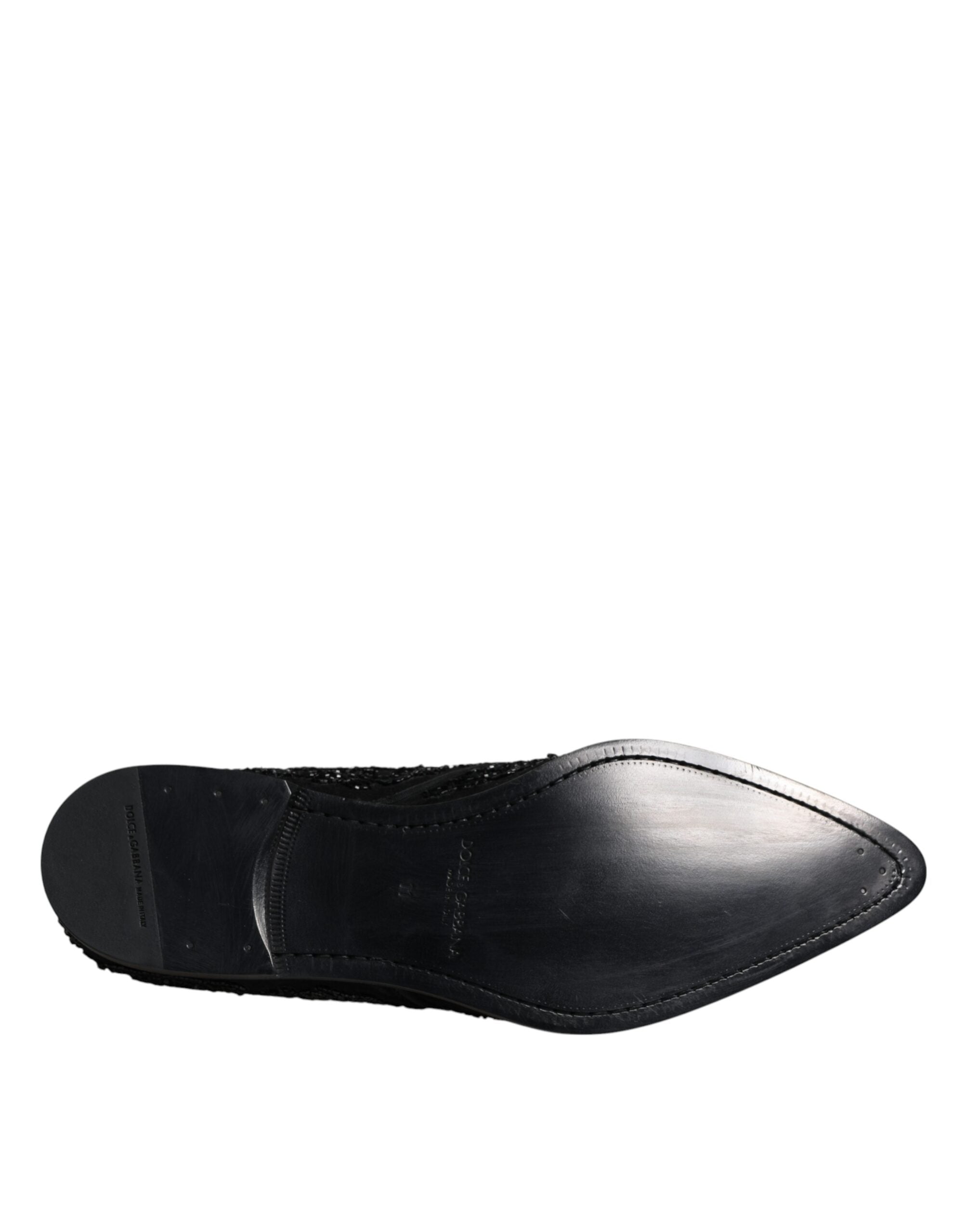 Dolce & Gabbana Black Embellished Suede Derby Formal Shoes -   -  Dolce & Gabbana. Dolce & Gabbana Black Embellished Suede Derby Formal Shoes -   -  Dolce & Gabbana.